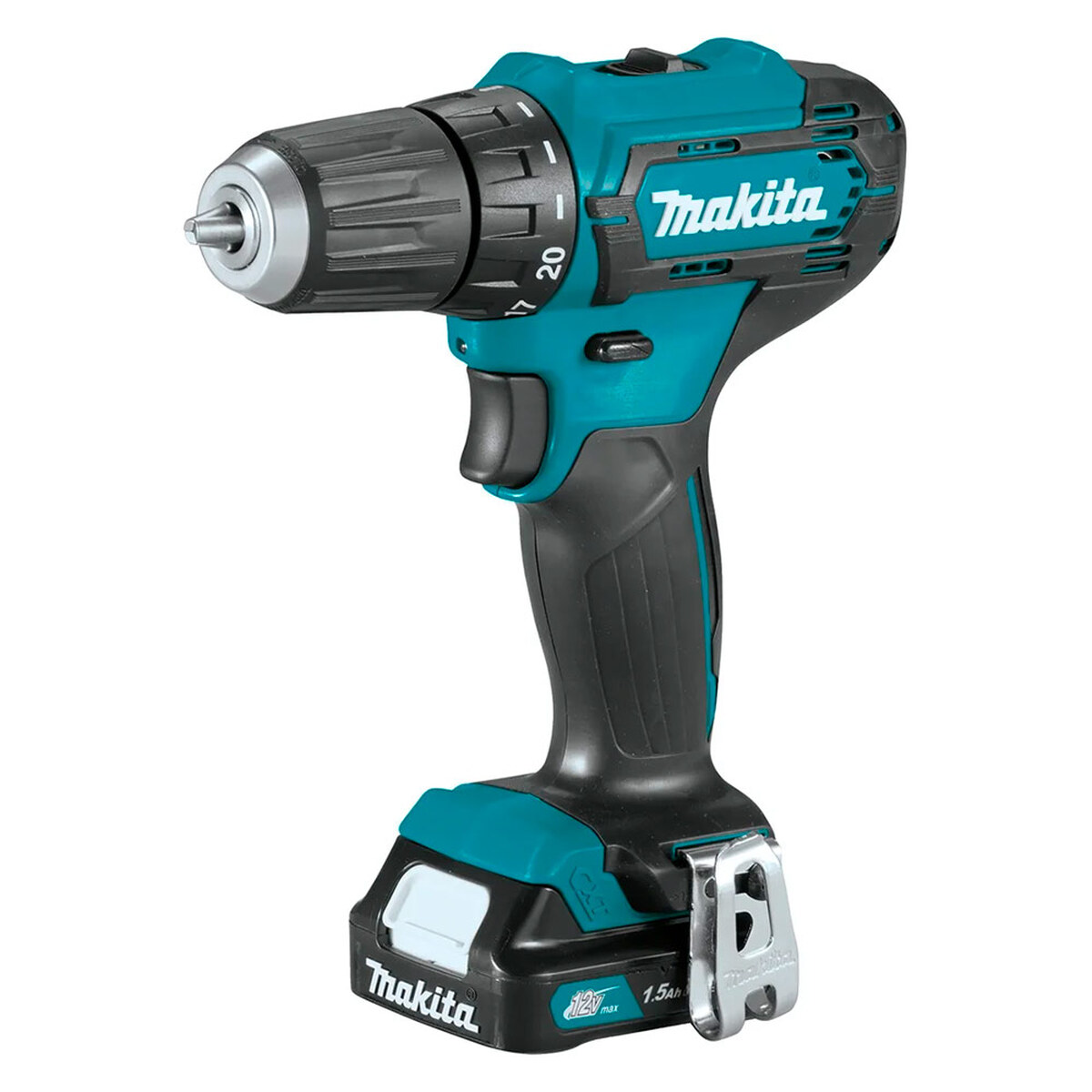 Аккумуляторная дрель-шуруповерт Makita DF333DYX14 + набор бит — Фото 1